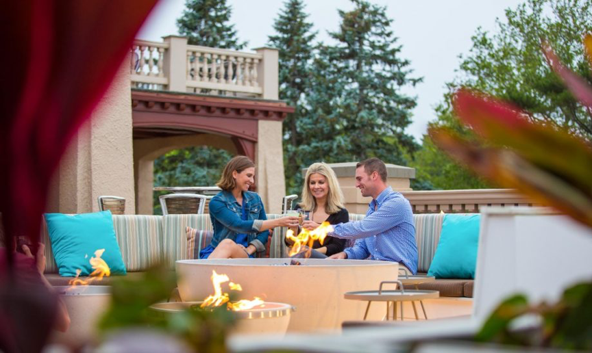 Hotel Fire Pits, Hotel Water Features