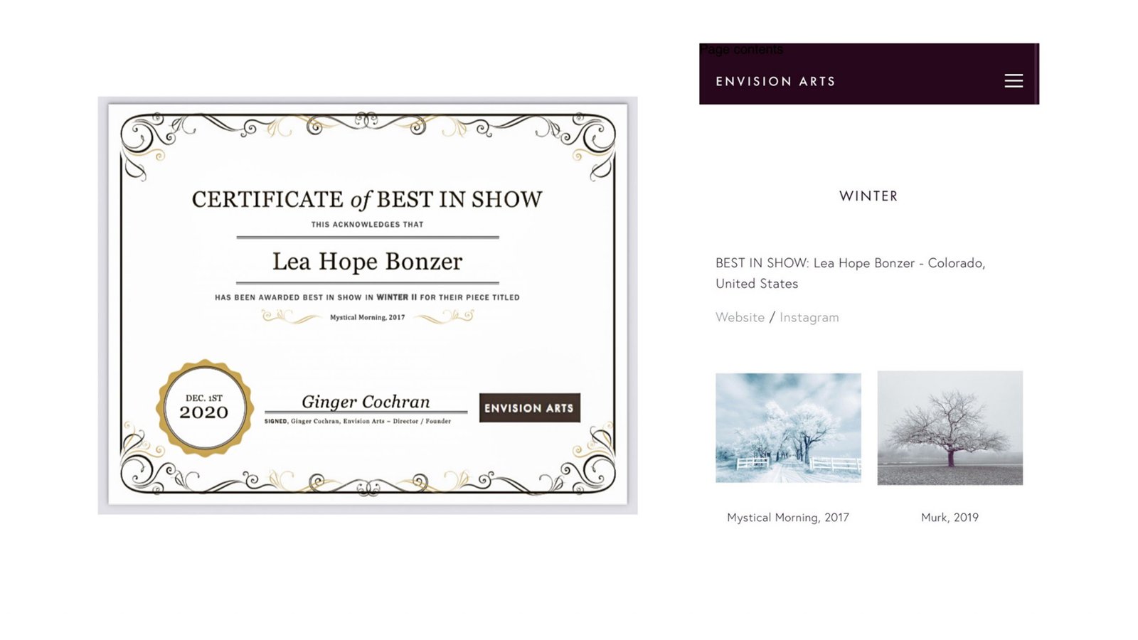 best in show ~ winter