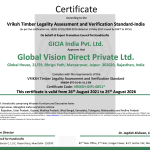 Timber Certificate