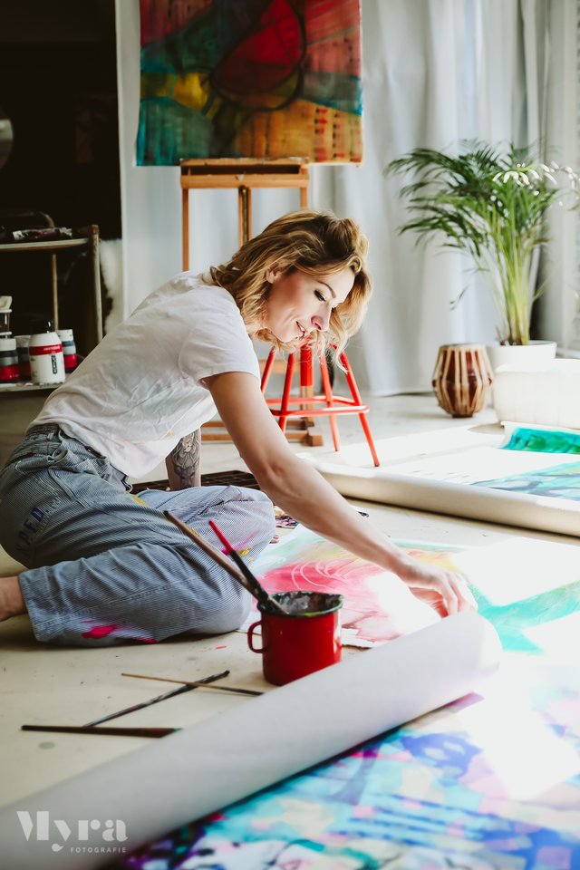 Abstract Hotel Paintings