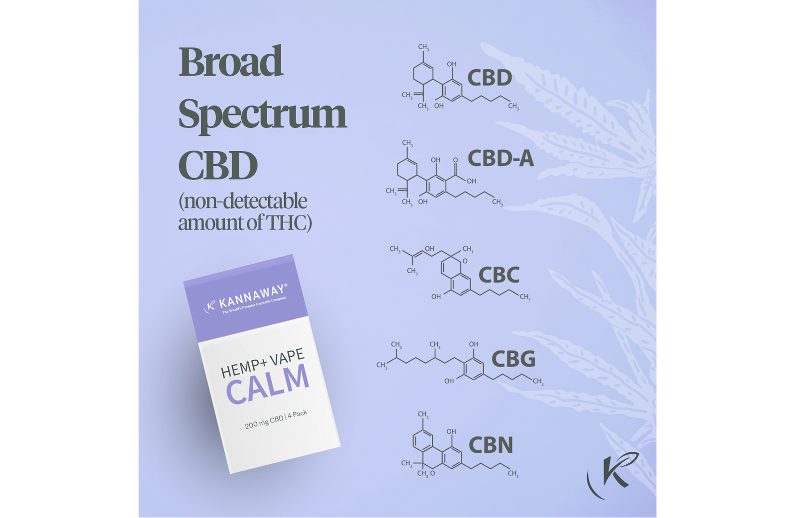 CBD for Hotels by Kannaway – RELAX – Hemp CBD Vape 'Calm'– Mango