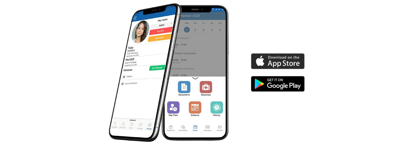 Time Point - Staff App - Hotel Design