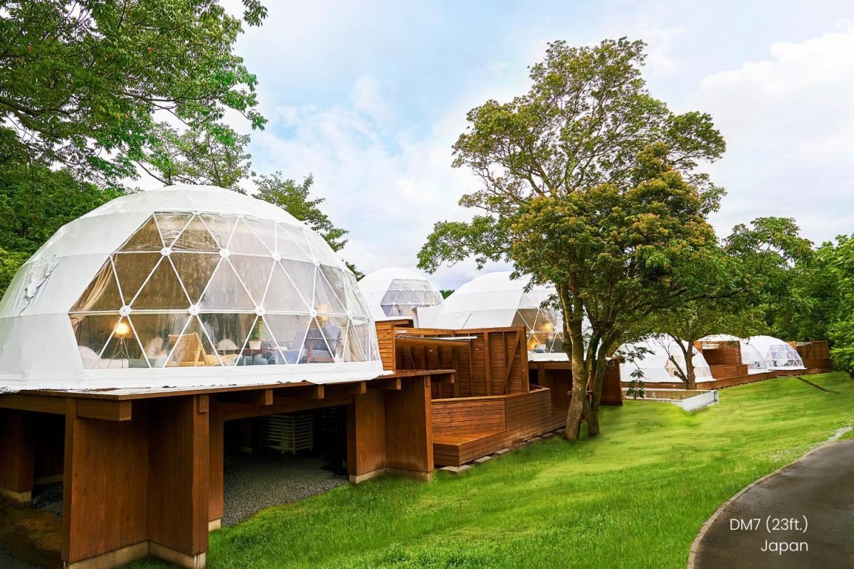 Sustainable Glamping Dome Structures