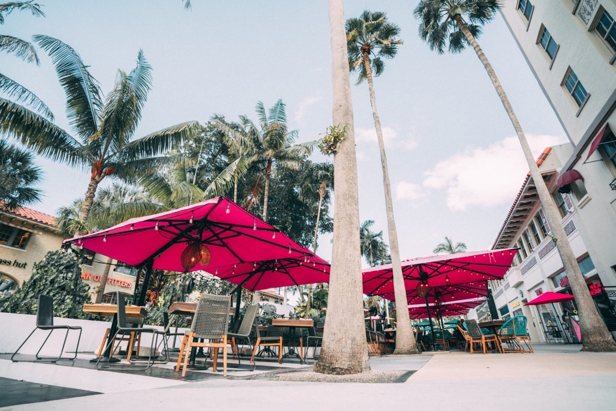 Hotel Pool Umbrellas