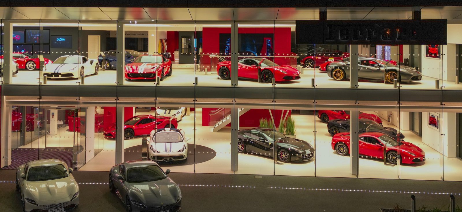 Ferrari Glass Walls