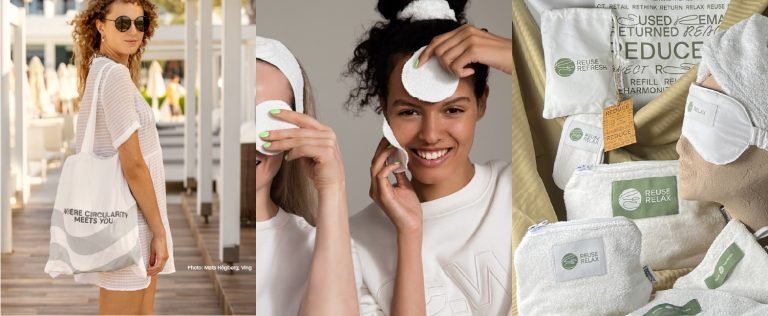 Upcycled Hotel Products / Sustainable Textile Products / Hotel Tote Bags