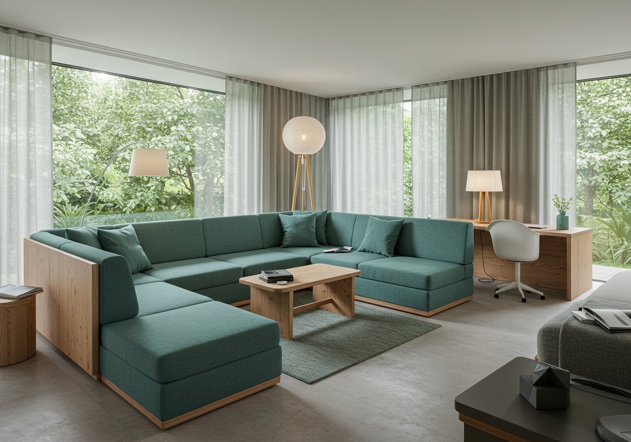 Modular furniture designs redefining eco-conscious hotel spaces cover
