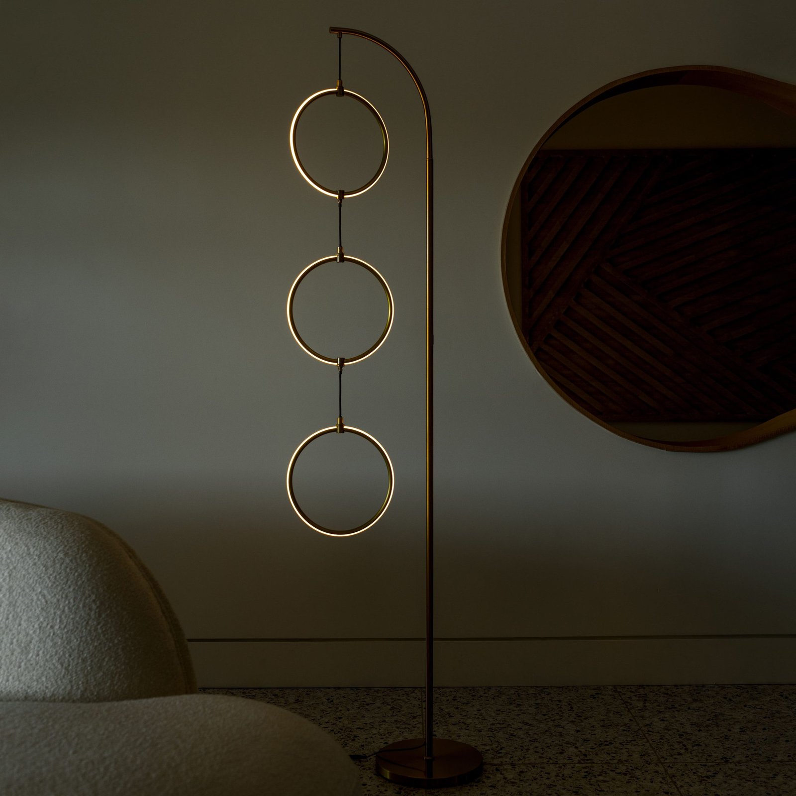 Nova Brass Floor Lamp - Hotel Design