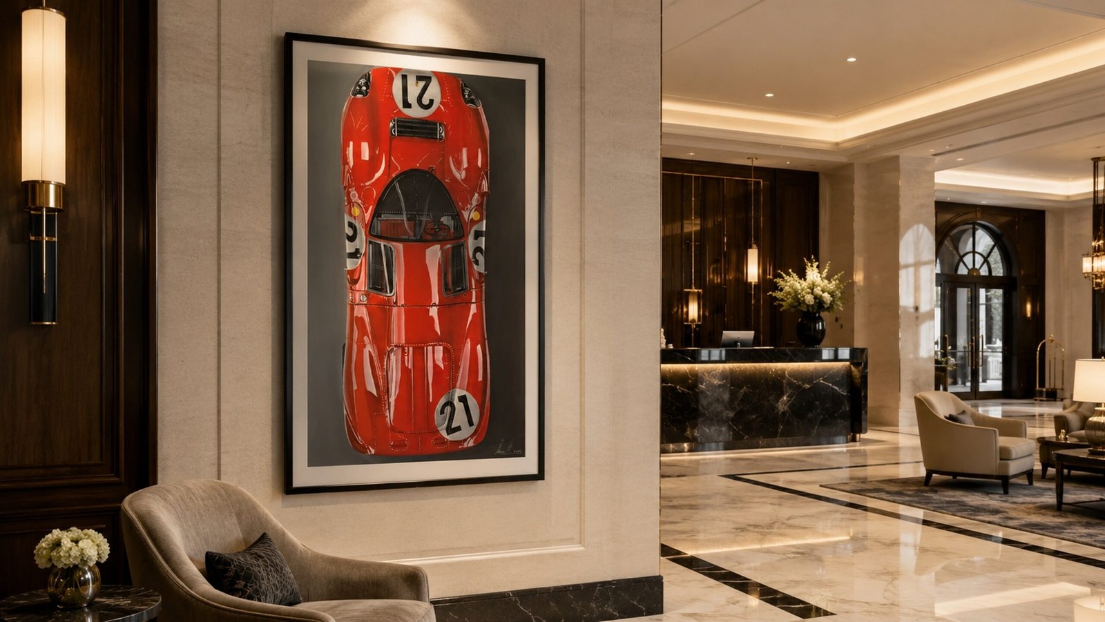 Bespoke Art and Sculptural Installations For Hotels